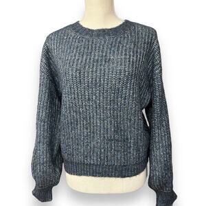 Scoop Variegated Blue Sweater Size Medium